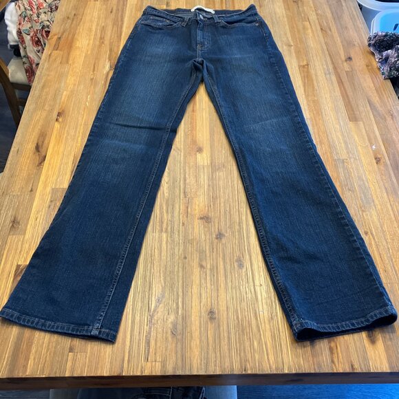 Express Riot Siren dark wash high waisted bootcut stretch‎ denim jeans size 6 - Picture 1 of 6
